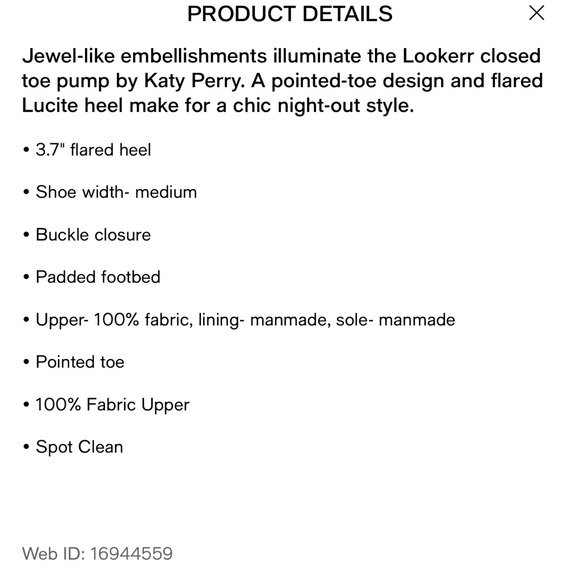Katy Perry | The Lookerr closed toe pump